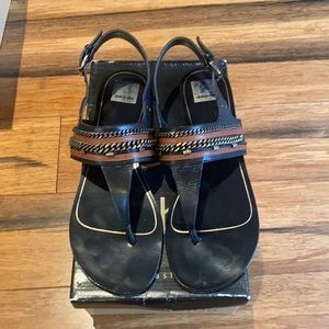 black DOLCE VITA sandals.